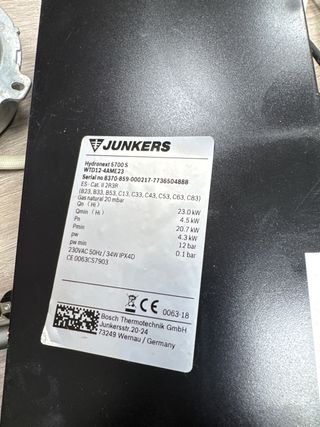 Recambios Junkers HYDRONEXT 5700s