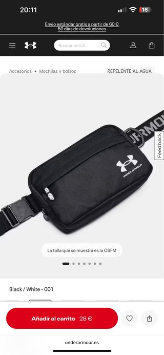RIÑONERA UNDER ARMOUR