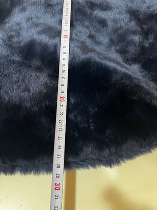 Cuello capa pelo sintético imitación mouton,