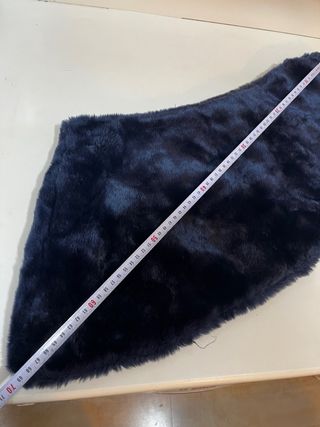 Cuello capa pelo sintético imitación mouton,