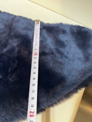 Cuello capa pelo sintético imitación mouton,