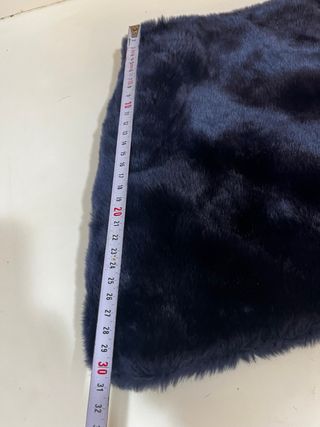 Cuello capa pelo sintético imitación mouton,