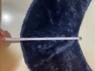 Cuello capa pelo sintético imitación mouton,