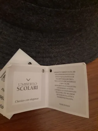 Cappello uomo linea classica Nuovo tg. 58