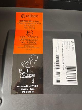 Silla de coche Cybex Sirona Roja