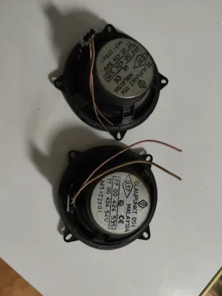 Altavoces Coche Negro y Gris