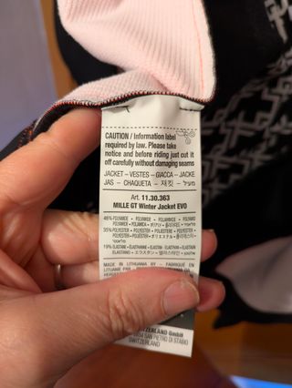 NUEVA Chaqueta ASSOS MILLE GT WINTER EVO talla S