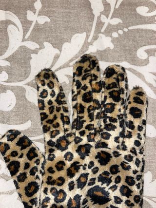 Guantes leopardo tendencia animal