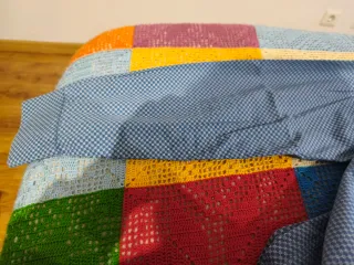 Camisa de hombre azul con estampado