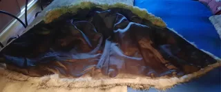 Chaquetón de zorro auténtico