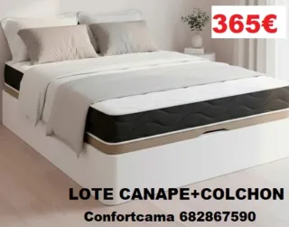 Lote Canapé + Colchón Confortcama