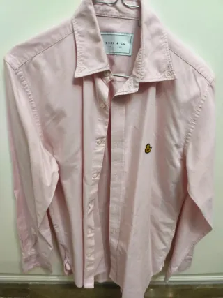 Camisa Oxford rosa Duck & Co Talla M