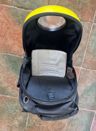 Mochila transportín para gato con visión