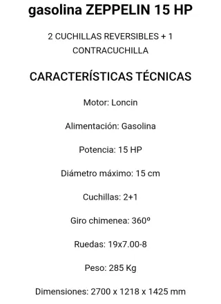 Trituradora forestal Zeppelin