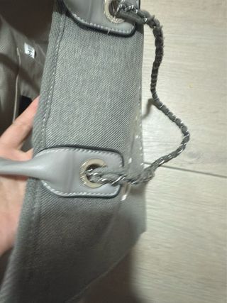 Borsa tote Chanel grigia