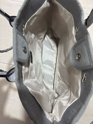 Borsa tote Chanel grigia