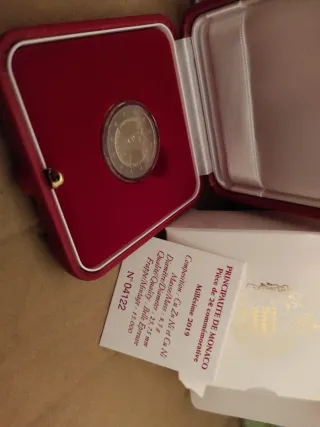 Mónaco 2019 2€ Proof Conmemorativa