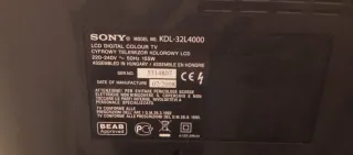 Televisor Sony 32 Negro