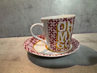 Juego 6 Tazas Café Porcelana