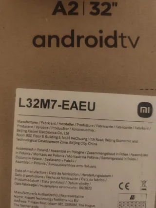 Xiaomi TV 32 A2 Series Smart TV. A ESTRENAR.