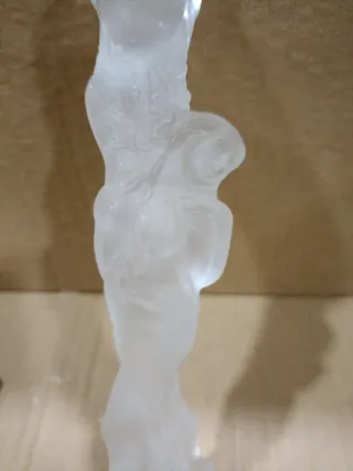 Candelabro de cristal figura Corba( made in Italy)