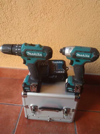 Taladro Makita y Atornillador de Impacto