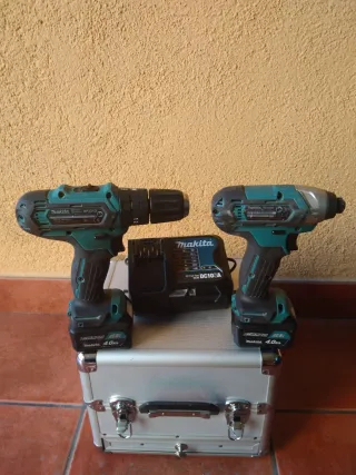 Taladro Makita y Atornillador de Impacto