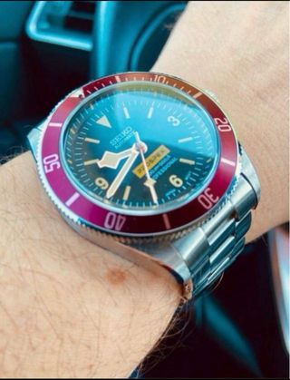 Reloj automático Seiko Mod. Tudor Black Bay