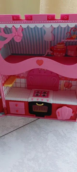 Casetta Valigia I Love Minnie