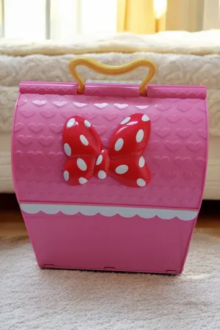 Casetta Valigia I Love Minnie