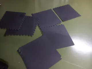 Losetas de caucho para gimnasio