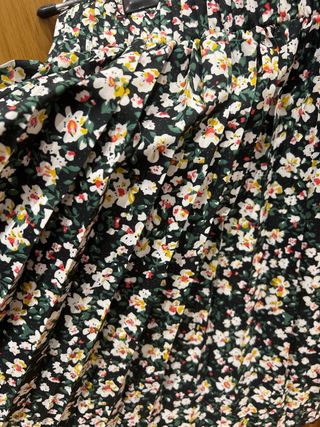 Falda estampada flores