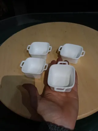 Set 4 mini ciotoline teglia