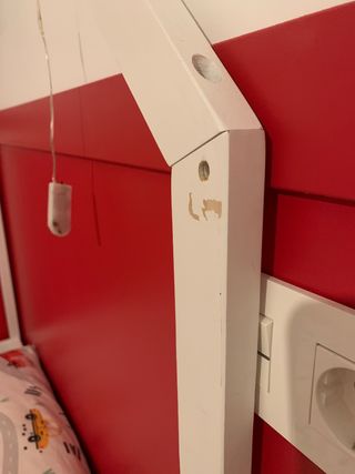 Cama nido casita blanca