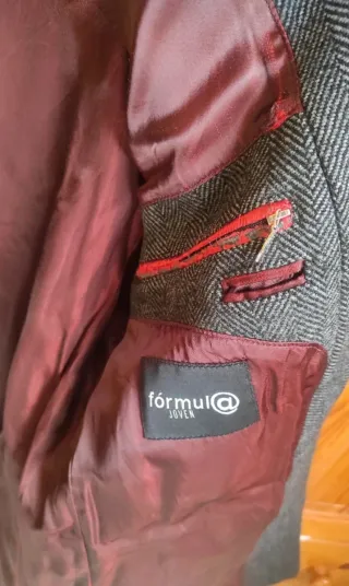 Abrigo Fórmula Joven Gris Hombre