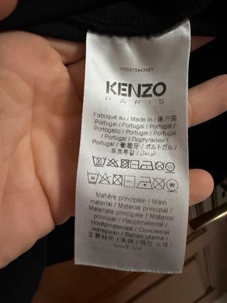 Camiseta Kenzo Boke Boy Travel Negra