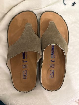 Sandalias Birkenstock Gizeh Talla 40 Gris