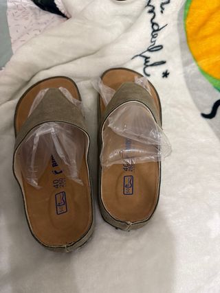 Sandalias Birkenstock Gizeh Talla 40 Gris