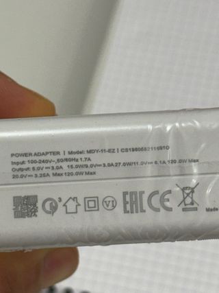 Cargador Rápido 120W USB-C