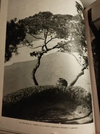 Costa Brava libro antiguo con fotos B/N