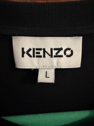 Camiseta Kenzo Negra con Tigre