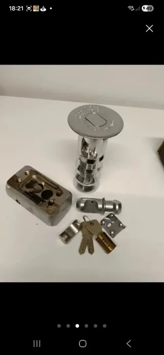 Cerradura Seguridad Puerta Enrollable