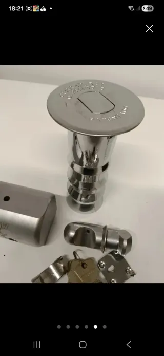 Cerradura Seguridad Puerta Enrollable