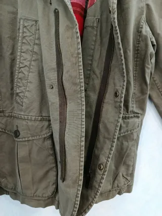 Parka Hombre Verde Oliva