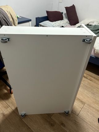 Cajoneras blancas con ruedas (2 unidades)