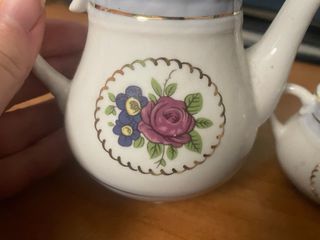 Mini set da tè decorato