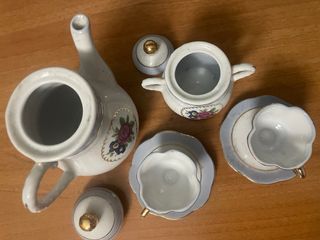 Mini set da tè decorato