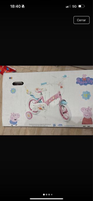 Bicicleta Peppa Pig Niña 12