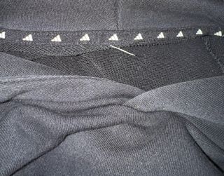 Sudadera Adidas Negra Logo Naranja Talla S