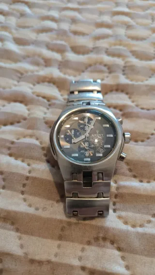 Reloj Cauny Cronógrafo Acero